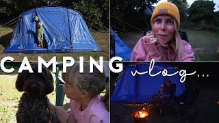 FIRST TIME CAMPING AS A FAMILY WITH A DOG (PROPERLY) | CAMPING VLOG | AD