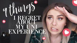 9 things I regret about my uni experience..