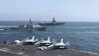 Dual Carrier Strike Group Operations in the Arabian Sea