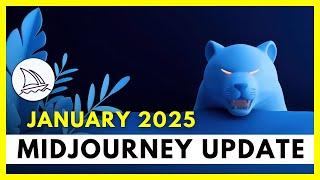 Midjourney Update | January 2025: TWO New Features, V7 Launch Timeline + Video & 3D Updates