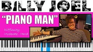 How to Play "Piano Man" the classic by Billy Joel! - Piano Tutorial