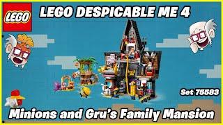 Building and Reviewing LEGO Minions and Gru's Family Mansion Set 75583