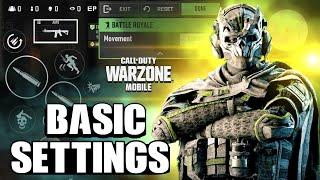 TOP 5 IMPORTANT SETTINGS FOR BEGGINERS IN WARZONE MOBILE|WARZONE MOBILE SETTINGS