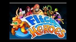 Flick Heroes game play andoid/ios 2017