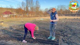 Жизнь на ГЛУХОМ ХУТОРЕ, работаем в ОГОРОДЕ в январе.