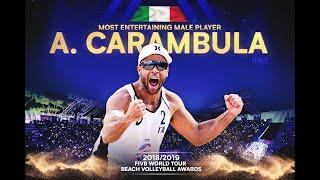 Adrian Carambula - Most Entertaining Player | FIVB World Tour Beach Volleyball Awards 2018/19