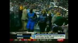 2004 Ray Allen vs. Keyon Dooling Fight!