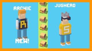 UNLOCK  Jughead  with  Archie  his friend. Crossy Road NEW Mystery Character - Update