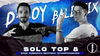 D-KOY vs BALISTIX | Solo Top 8 Battle | American Beatbox Championships 2022