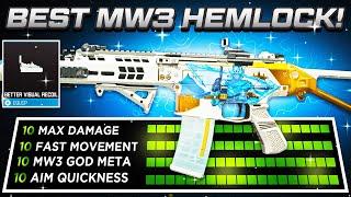 NEW GOD AIM  #1 BEST ISO HEMLOCK CLASS SETUP in MW3! Best Iso Hemlock Loadout Build Modern Warfare