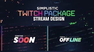 PS Tutorial: Simplistic Stream/Twitch Package Design: Pattern Backings