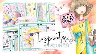 8 Sheetload of Cards | Not 2 Shabby Shop Hop & Giveaway | #N2SFunInTheSun | #ShowUsYourSheetload