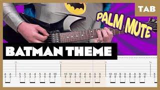 Batman TV Theme - Neal Hefti & his Orchestra & Chorus - Guitar Tab | Lesson | Cover | Tutorial