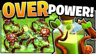 NEW Overgrowth Spell BREAKS Clash of Clans! Learn How it works!