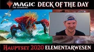 Magic the Gathering Deck ELEMENTARWESEN Hauptset 2020 deutsch TraderOnlineVideo MTG Trader Tutorial