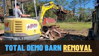 North Fort Myers BARN Debris Removal w/mini escavator