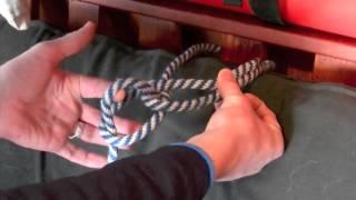 How to tie a Bowline Knot the quick and easy way.