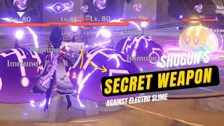 Raiden Shogun's Secret Plan Against Electro Slime