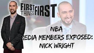 NBA Media Members Exposed: Nick Wright ©