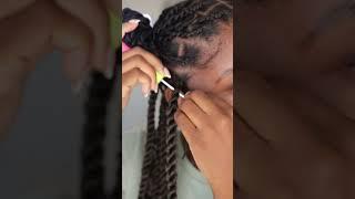 Jumbo Senegalese Twist | Crochet Method ! #crochet #senegalesetwists #senegalese #twist