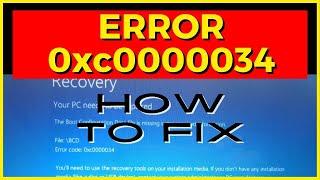 How to Fix Error 0xc0000034