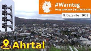 Warntag 2022 im Ahrtal | Sirenenprobe Bad Neuenahr-Ahrweiler | Warnung - Feueralarm - Entwarnung