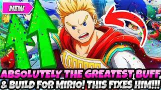 *THE ABSOLUTE GREATEST BUFFS & BUILD FOR MIRIO!* THIS IS GAME CHANGING FOR HIM (My Hero Ultra Rumble