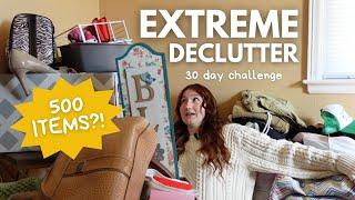 Decluttering 500 Items in 30 Days! Minimalism Challenge Declutter with Me