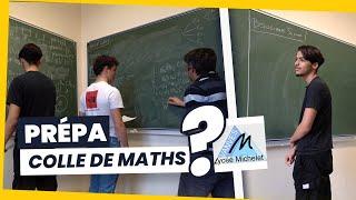 Colle de MATHS en PRÉPA (1 heure à Michelet)