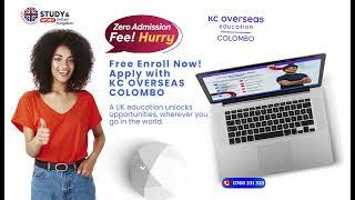 Study in the UK | Free Enroll Now! | KC Overseas Colombo | Elevate Your Career