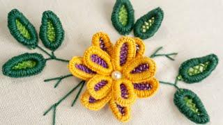 CREATIVE HAND EMBROIDERY: How to Make Beautiful Flowers from Thread