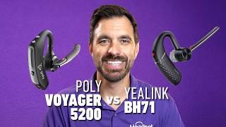 Poly Voyager 5200 vs Yealink BH71 - Battle of the Best Earpiece 2025