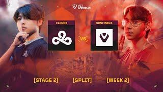 Cloud9 vs Sentinels - VCT Americas Stage 2 - W2D3 - Map 2