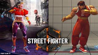 Street Fighter 6 • KIMBERLY Gameplay Comparison (Guy SF4)