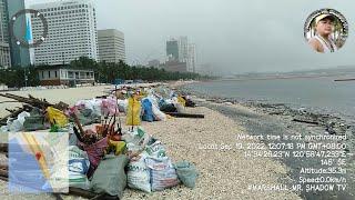 manila bay Sep19,2022. I haven't taken out the trash that I had on Saturday, this is the new arrival