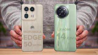 Motorola Edge 50 Ultra Vs Xiaomi 14 Civi || Full Comparison  Which one is Best?