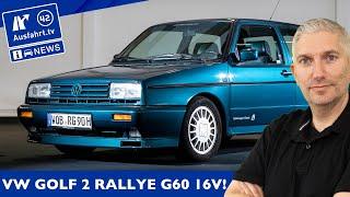 VW Golf 2 Rallye G60 16V - das Einhorn unter den Rallye Golfs 154 kW / 210 PS | AusfahrtTV Classic