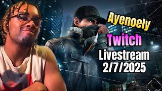 Ayenoely Twitch stream: WatchDogs in 2025.