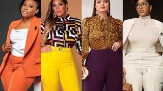 Elegant Official Trouser Suits and Blazers for Ladies | chic Business Attire Trends 2025