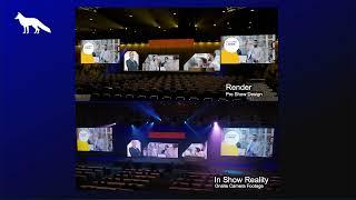 Corporate Event Stage Design Render to Reality