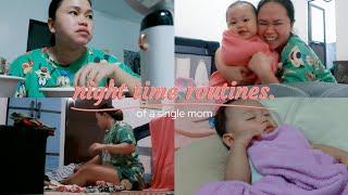 REALISTIC NIGHT TIME ROUTINES OF A SINGLE MOM  | simply yosh