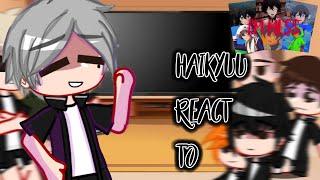 ||•haikyuu reacts to Sugawara's future•||