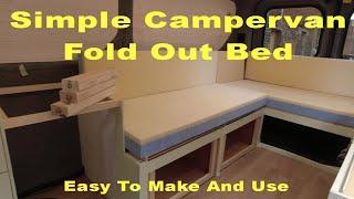 Simple Campervan Fold Out Bed - DIY Camper Conversion