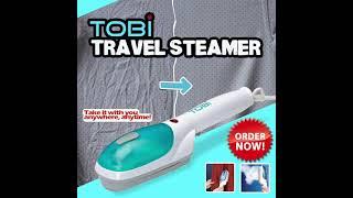 Portable Iron Wrinkles Travel Steamer for Clothes TOBI