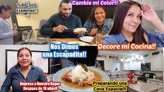 No le fue muy Bien+Nos Dimos una Escapada+Regreso a CASA Después de 18 Años‼️+Decore la Cocina