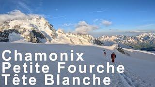 Petite Fourche Tête Blanche Normal Route Albert 1er Chamonix-Mont-Blanc UCPA mountain mountaineering