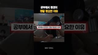 공부에서 환경이 정말 중요한 이유