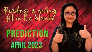 PTE Reading & writing Fill in the blanks (Drop down) | Prediction | April 2023 | Milestone Study |