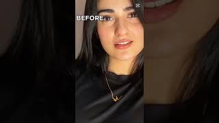 Sarah Khan most talented ️ and gorgeousactress of Pakistan before and after#pakistan#shorts