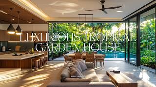 Luxurious Tropical Garden House with Resort Inspired Design, Indoor Outdoor Paradise